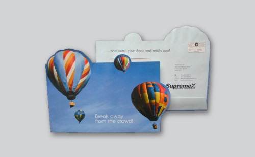 Shaped envelope - SupremeX featuring hot air balloons