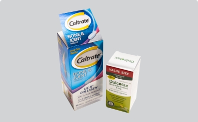 Foil on pharmaceutical packaging helps the item catch a consumers eye on the shelf.